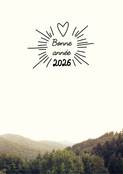 Voeux naturels pour une ann&eacute;e &eacute;panouissante 2026